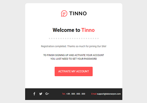 Tinno Email Template
