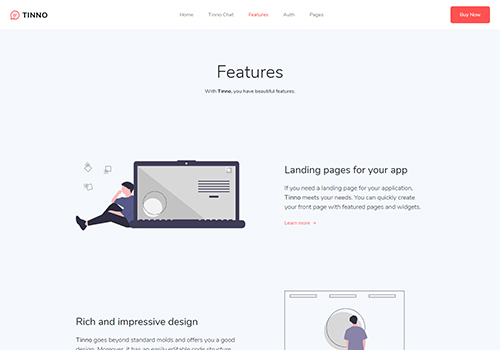 Tinno Features Page