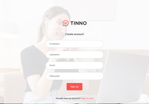 Tinno Sign Up
